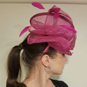 Elegant Pink Kentucky Derby Fascinator